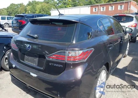 2011 Lexus Ct 200H Premium из США, поврежденный, VIN JTHKD5BH8B2016238